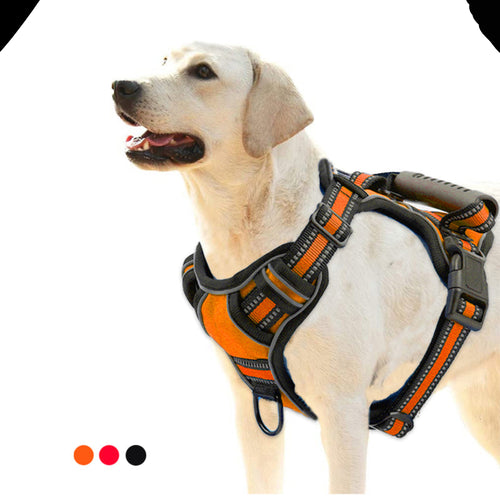 Dog Harness No Pull Breathable Reflective Pet Harness Vest